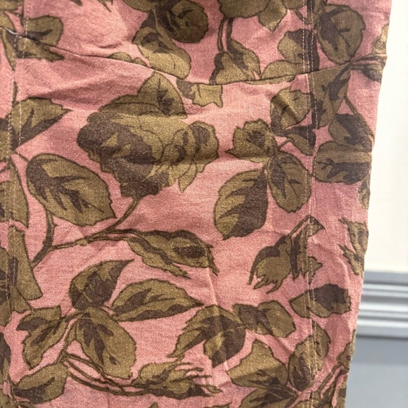 Free People Pink and Olive Mini Dress - Picture 2 of 13